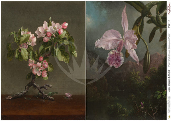 Apple Blossom & Orchid A1 Posh Chalk Deluxe Decoupage from The House of Mendes