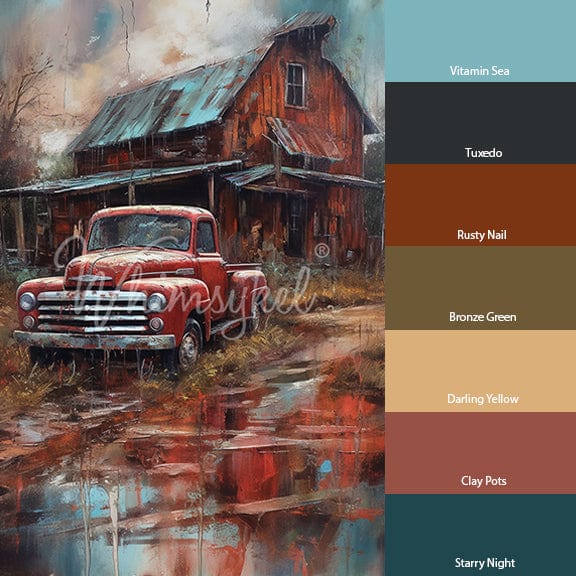 Rural Reflections Decoupage Tissue Paper 21 x 29 in | Whimsykel