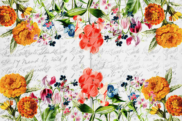 Summer Flower Garden | JRV Decoupage  Paper 30x20 inch