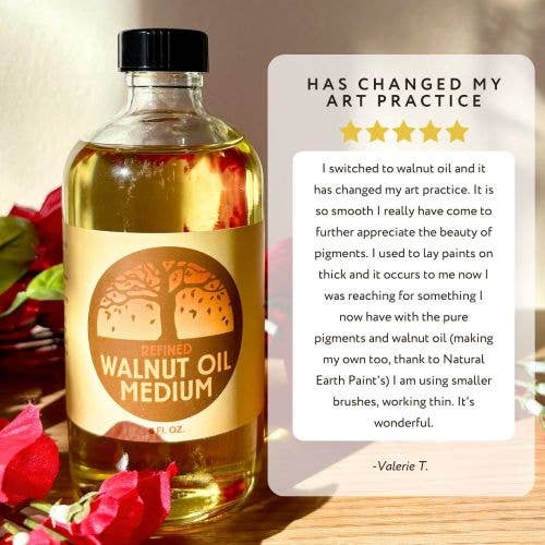 Natural Earth Paint - 8 oz Walnut Oil