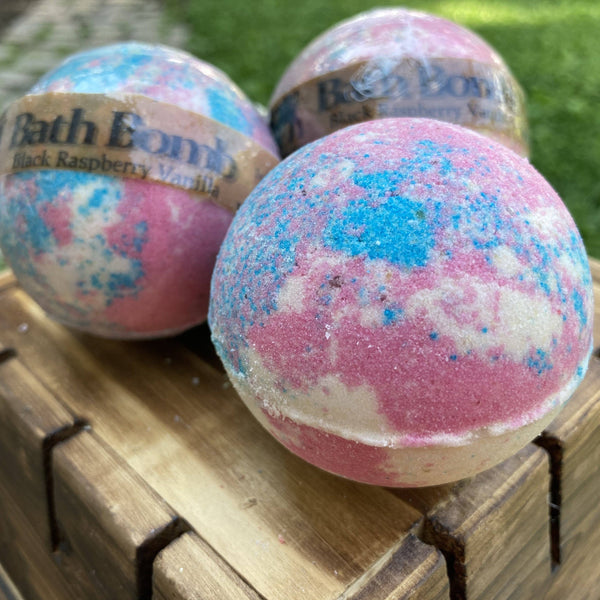 Blackberry Vanilla - Goat Milk Bath Bomb