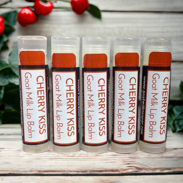 Cherry Kiss Goat Milk Lip Balm