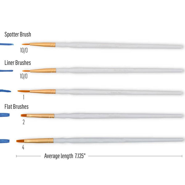 FolkArt Detail Brush Set 10 Piece