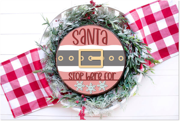Santa Stop Here ChicaTiza craft kit