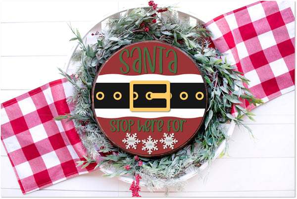 Santa Stop Here ChicaTiza craft kit