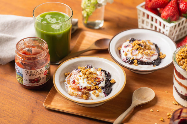 Oregon Growers - Strawberry Rhubarb Fruit Spread