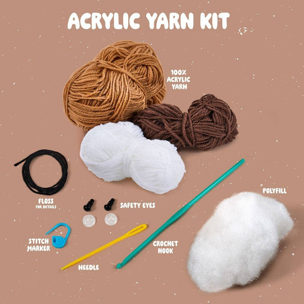 Plaid Crafts - Bucilla Amigurumi Crochet Kit - Marshy the S'More