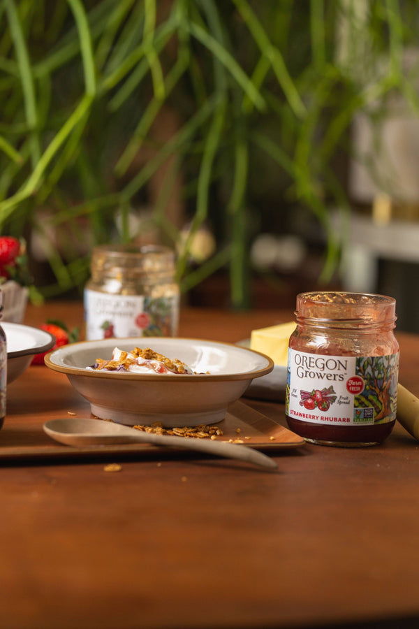 Oregon Growers - Strawberry Rhubarb Fruit Spread