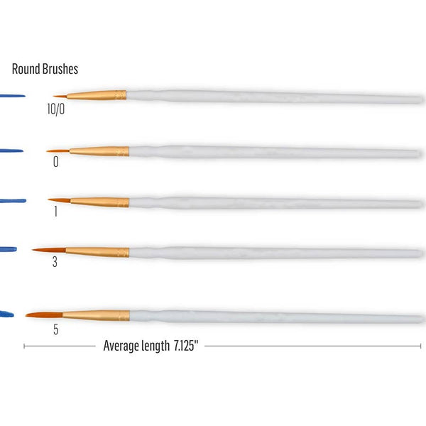 FolkArt Detail Brush Set 10 Piece