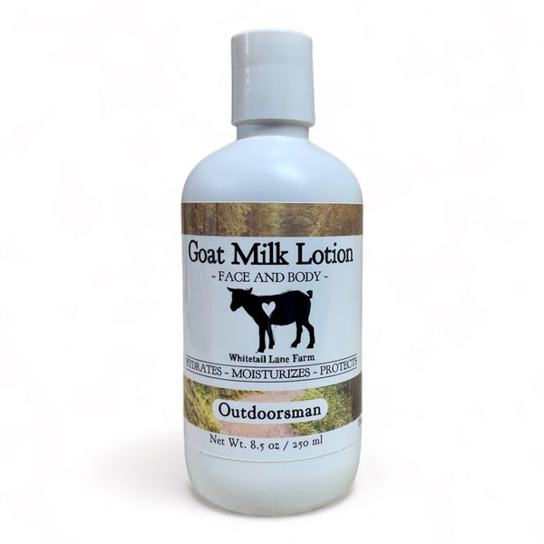 Outdoorsman: 2 oz travel bottles Goat Milk Lotion
