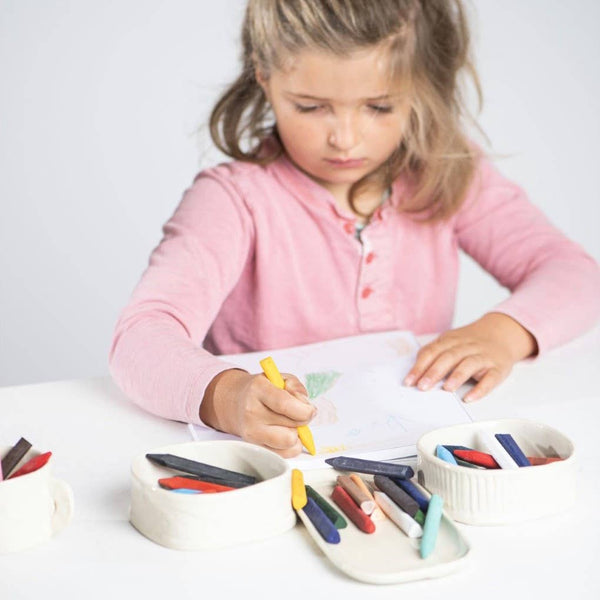 Triangular Beeswax Crayons – Natural & Easy to Grip