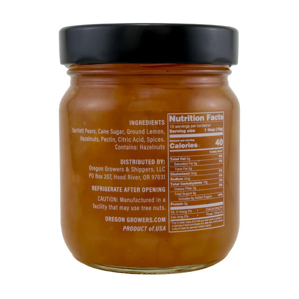 Oregon Growers - *NEW PRODUCT*
Pear Hazelnut Fruit Pate