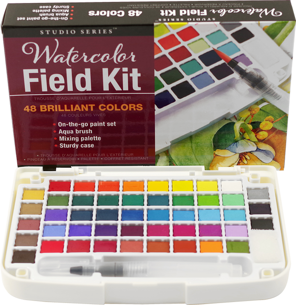 Peter Pauper Press - Studio Series Watercolor Field Kit