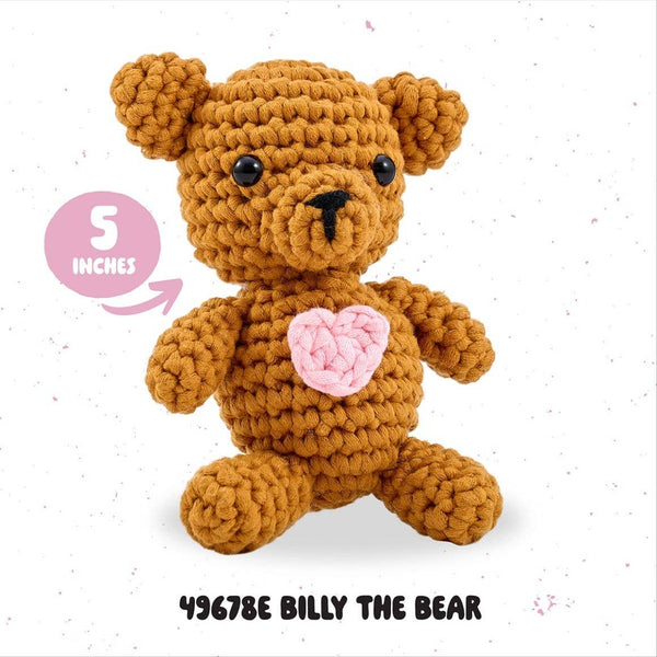 Plaid Crafts - Bucilla Amigurumi Crochet Kit - Billy the Bear