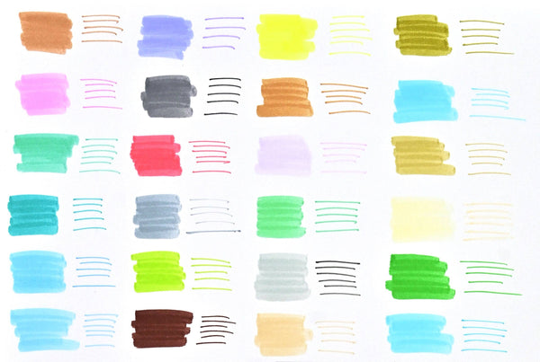 Studio Series Dual-Tip Pastel Markers (Set of 24) by Peter Pauper Press -