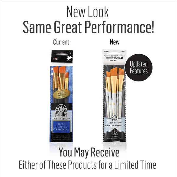 FolkArt Angle Brush Set 5 Piece