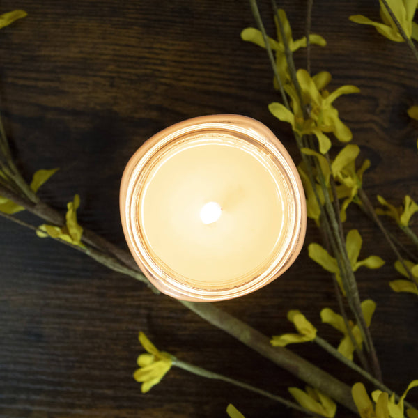 Milkhouse Candle Company - 13 oz Mason Jar Candle: Pink Peony