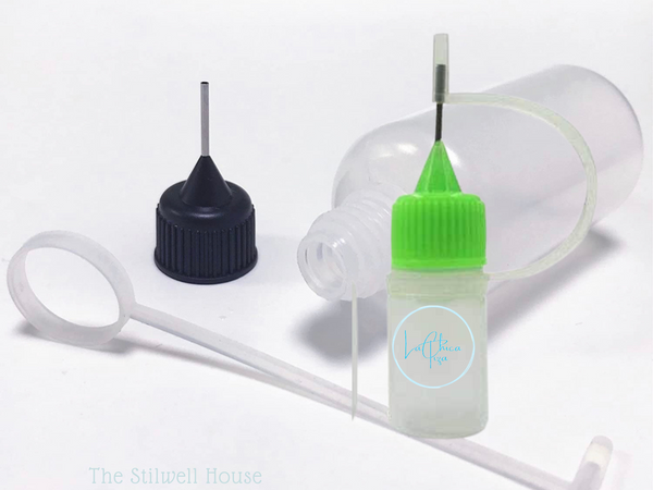 Needle-Point & Dropper Bottles – 3-Pack | Perfect for Glue, Paint & Detail Work