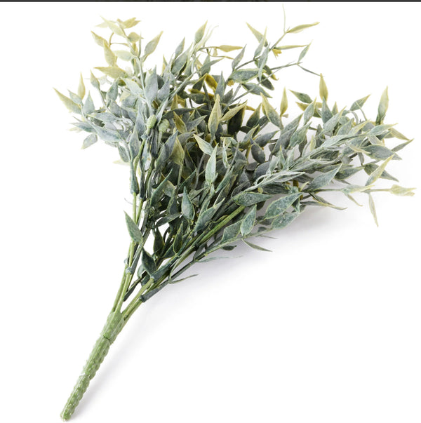 Italian Ruscus stem Artificial Greenery - 14 inches