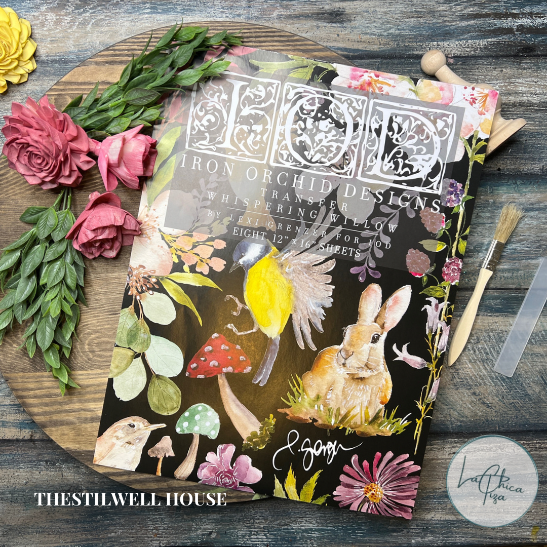IOD Whispering Willow IOD Transfer 12x16 Pad™