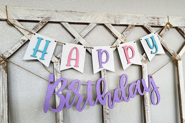Birthday Wood Tiered Tray Paint Kit | ChicaTiza