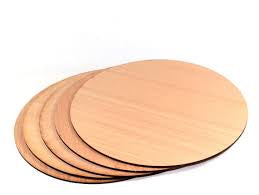 Circle Wooden Cutout, 1/4" Thick