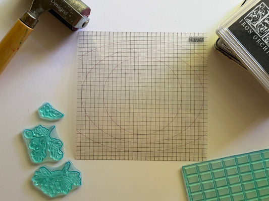 IOD Mini Thin Mount 6x6 with 5mm Grid