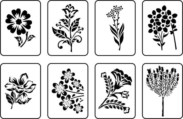 Mini Floral Pack | JRV Stencils