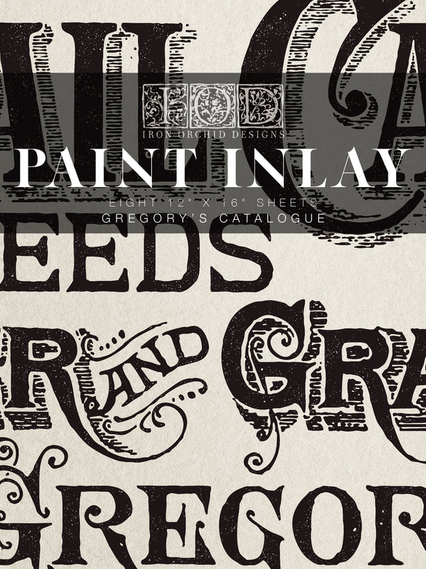 IOD Gregory's Catalogue IOD Paint Inlay 12x16 Pad™