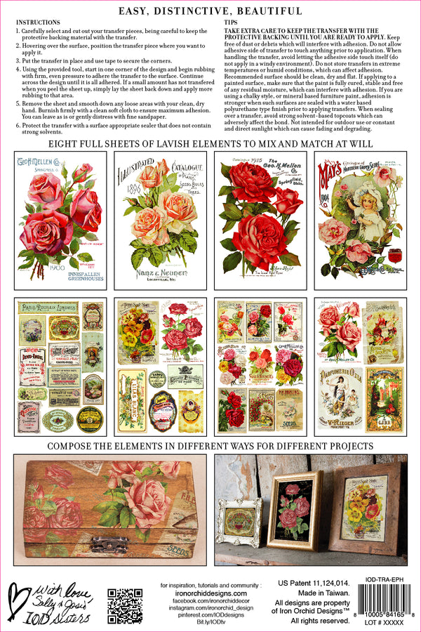 IOD Ephemeral Melange IOD Transfer 8x12 Pad™