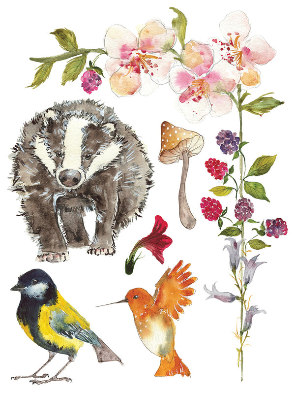 IOD Whispering Willow IOD Transfer 12x16 Pad™