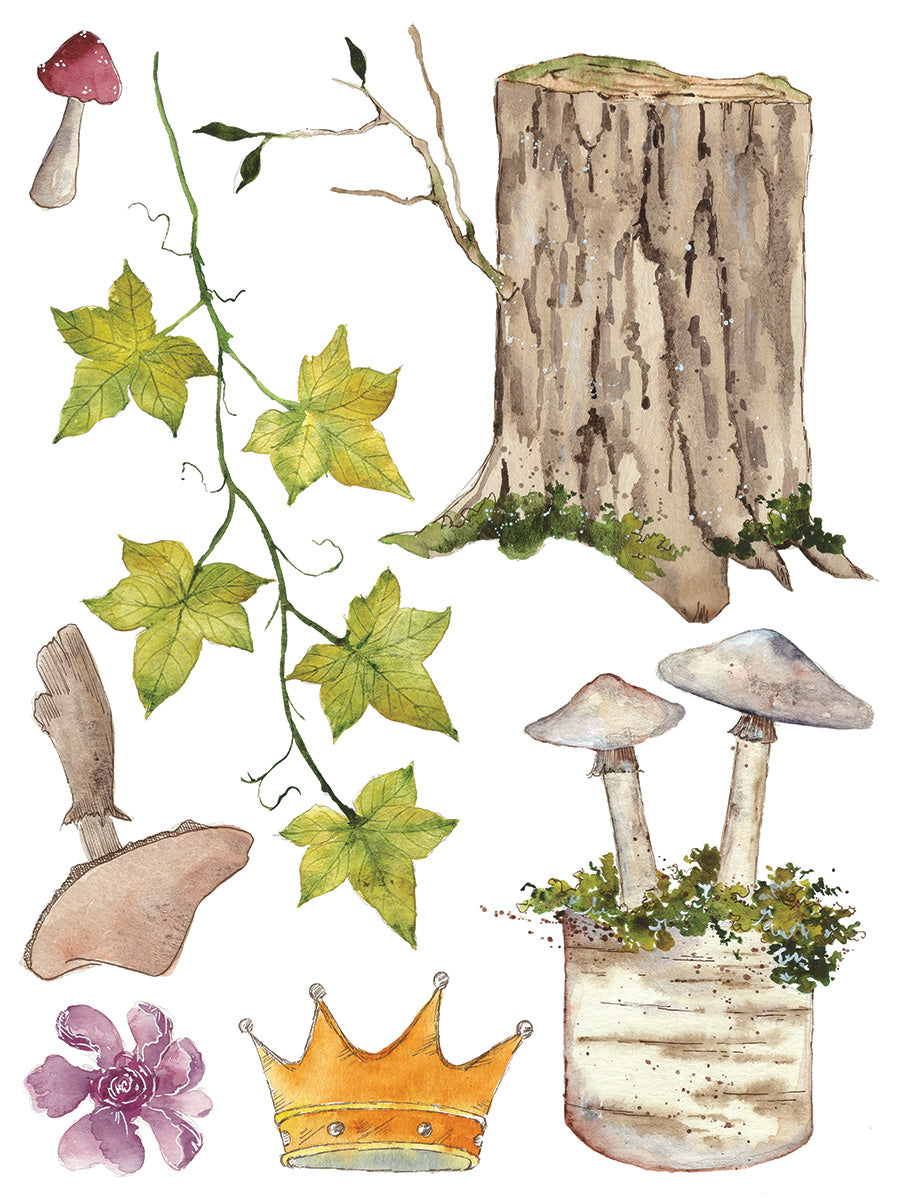 IOD Whispering Willow IOD Transfer 12x16 Pad™
