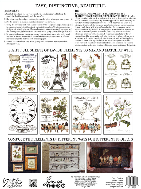 IOD Brocante IOD Transfer 12x16 Pad™