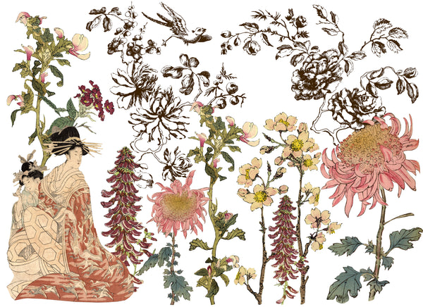 IOD Japonica 24x33 Decor Transfer™