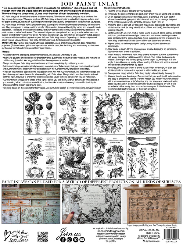 IOD Melange IOD Paint Inlay 12x16 Pad™