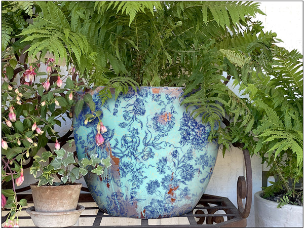 IOD Indigo Floral IOD Paint Inlay 12x16 Pad™