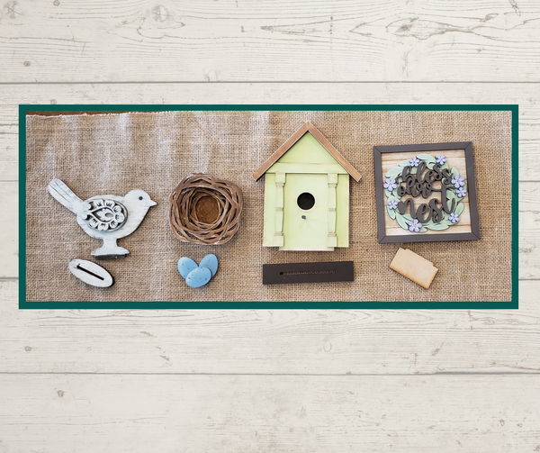 Bless Our Nest Wood Tiered Tray Decor Set - ChicaTiza Paint Set