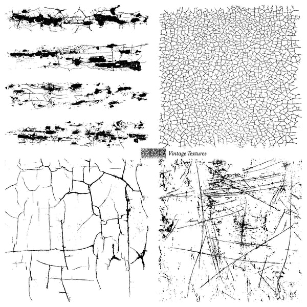 IOD Vintage Textures 12x12 IOD Stamp™