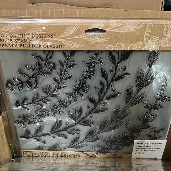 IOD 12 x12 wreath Builder Decor Stamp