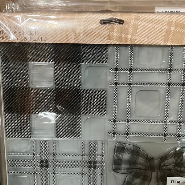 IOD Pretty in Plaid 12x12 IOD Stamp™