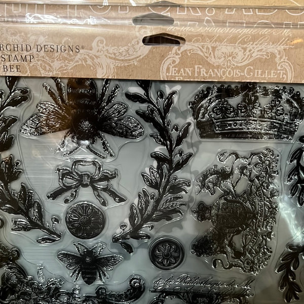 IOD Queen Bee 12x12 Decor Stamp™