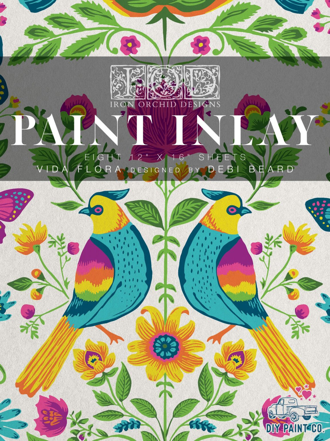 DEBI BEARD IOD PAINT INLAY REVEAL – VIDA FLORA
