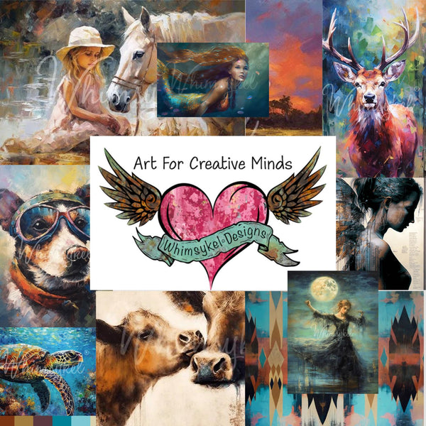 Whimsykel Designs Decoupage Papers