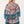 Gisele Embroidered Poncho: Turquoise with Rust Multi / One Size Fits Most