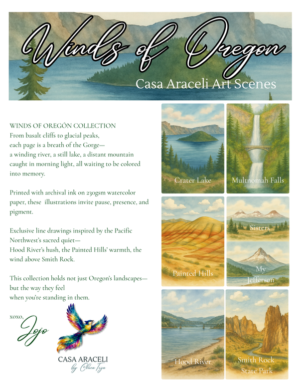 Oregon Winds – Casa Araceli Art Scene Kit