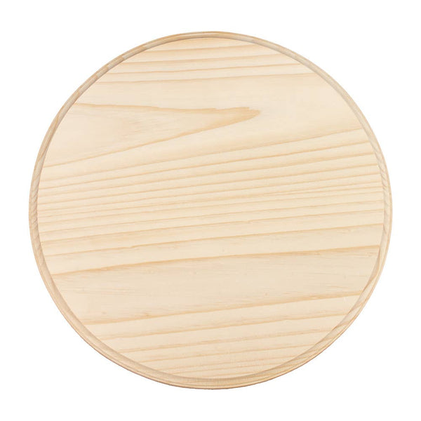 15" x 3/4" Thick Unfinished Wood Blank Round Circle Plaque