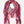 Raj  - Jody Thick Stitch Marquise Diamond Shape Scarf Shawl 2 Color: Crimson / Multi