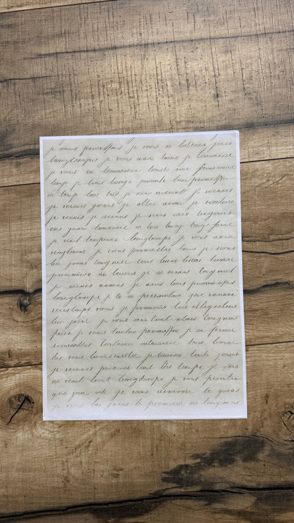 Christmas Roses & Script – Kozo A4 by Casa Araceli