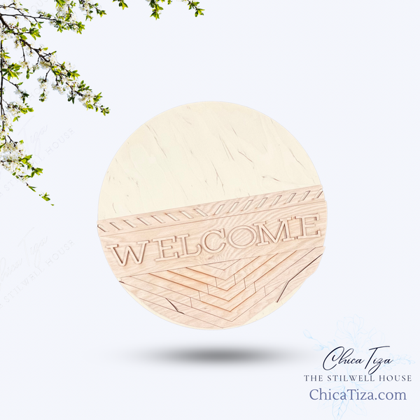 Boho Western Wood Door Sign Hanger by ChicaTiza