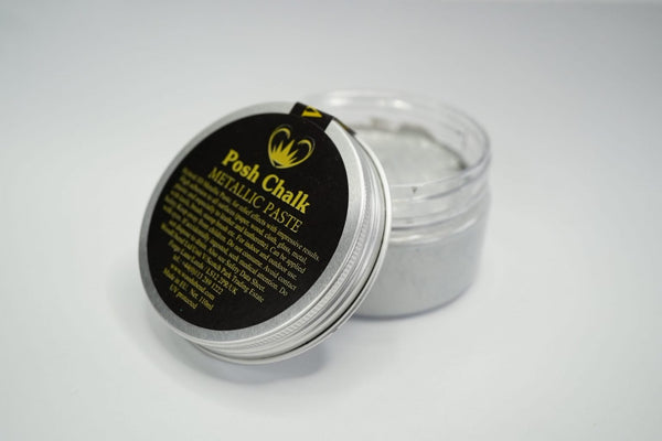 Posh Chalk Metallic Paste -  Pearl Silver 110ml